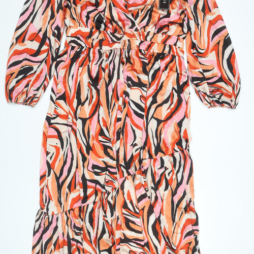 Lovedrobe Women’s Multicoloured Midi A-Line Dress UK 18