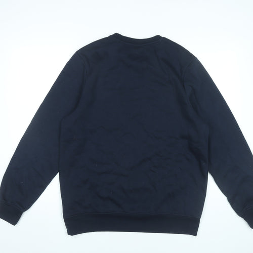 Slazenger Mens Black M Pullover Sweatshirt Crew Neck Logo