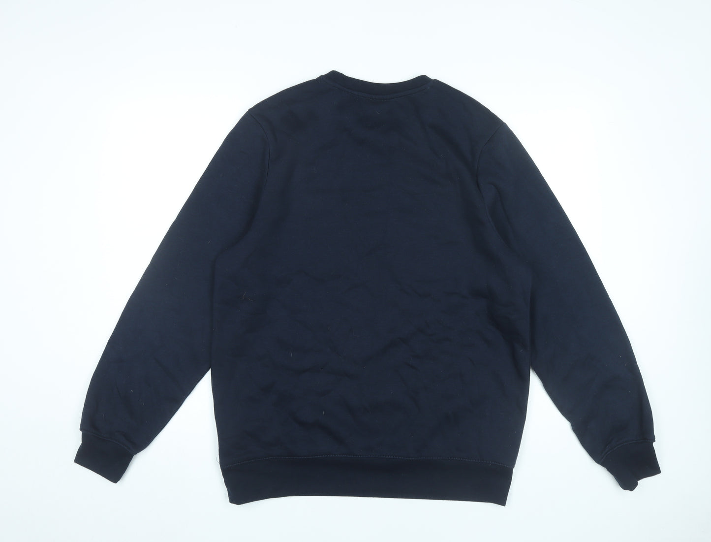 Slazenger Mens Black M Pullover Sweatshirt Crew Neck Logo