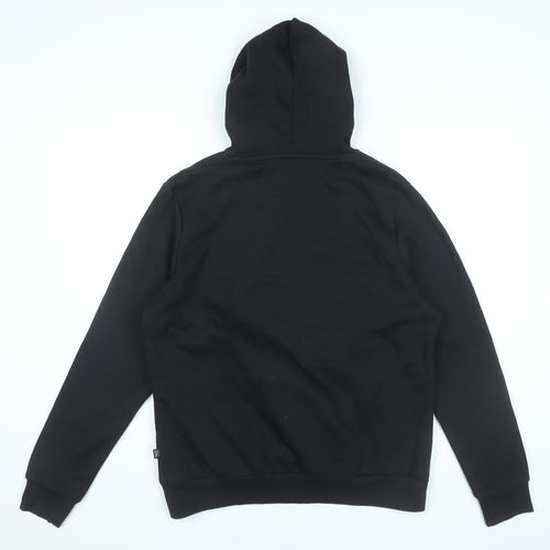 Puma Womens Black Pullover Hoodie Sweatshirt Size L Logo