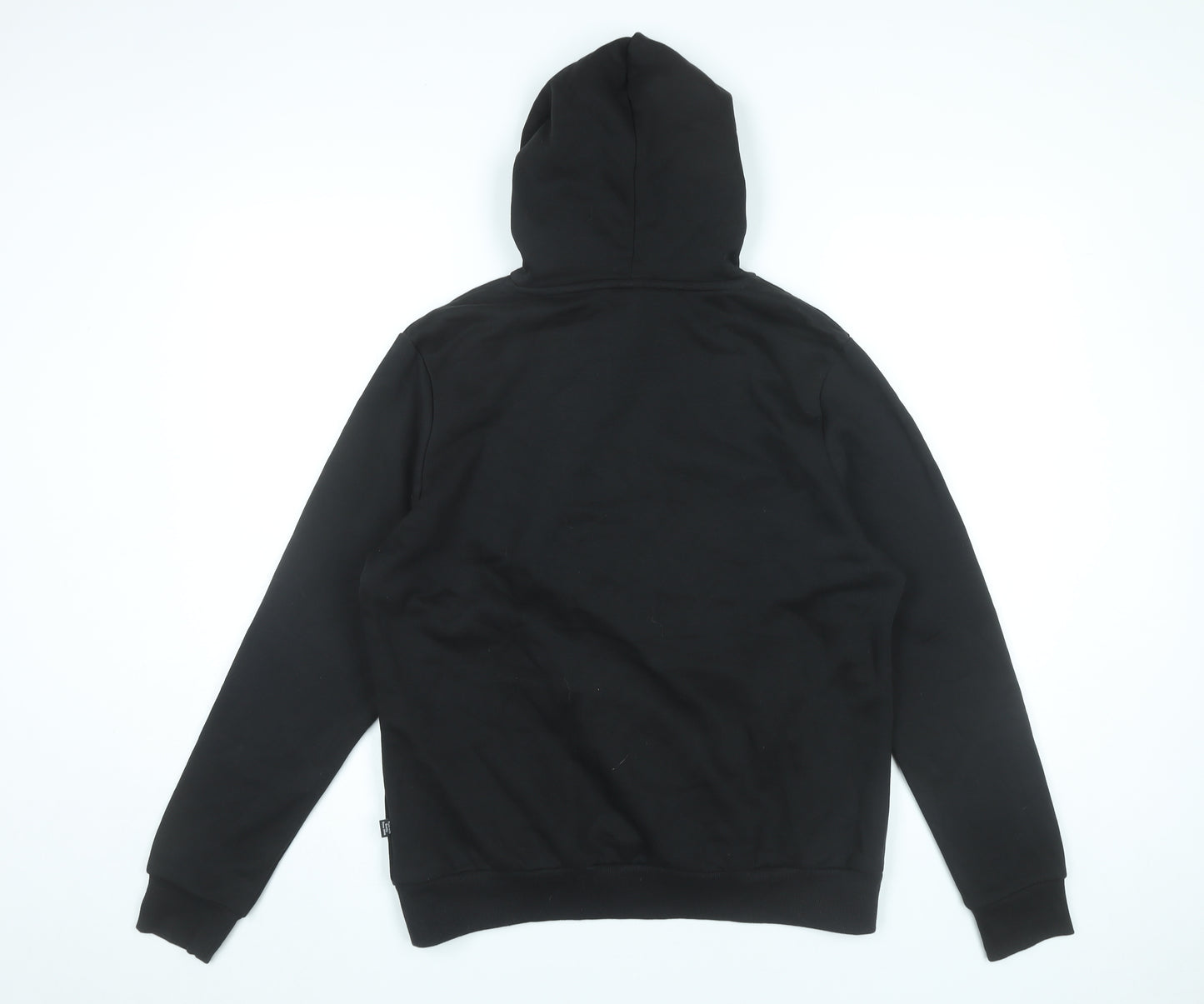 Puma Womens Black Pullover Hoodie Sweatshirt Size L Logo