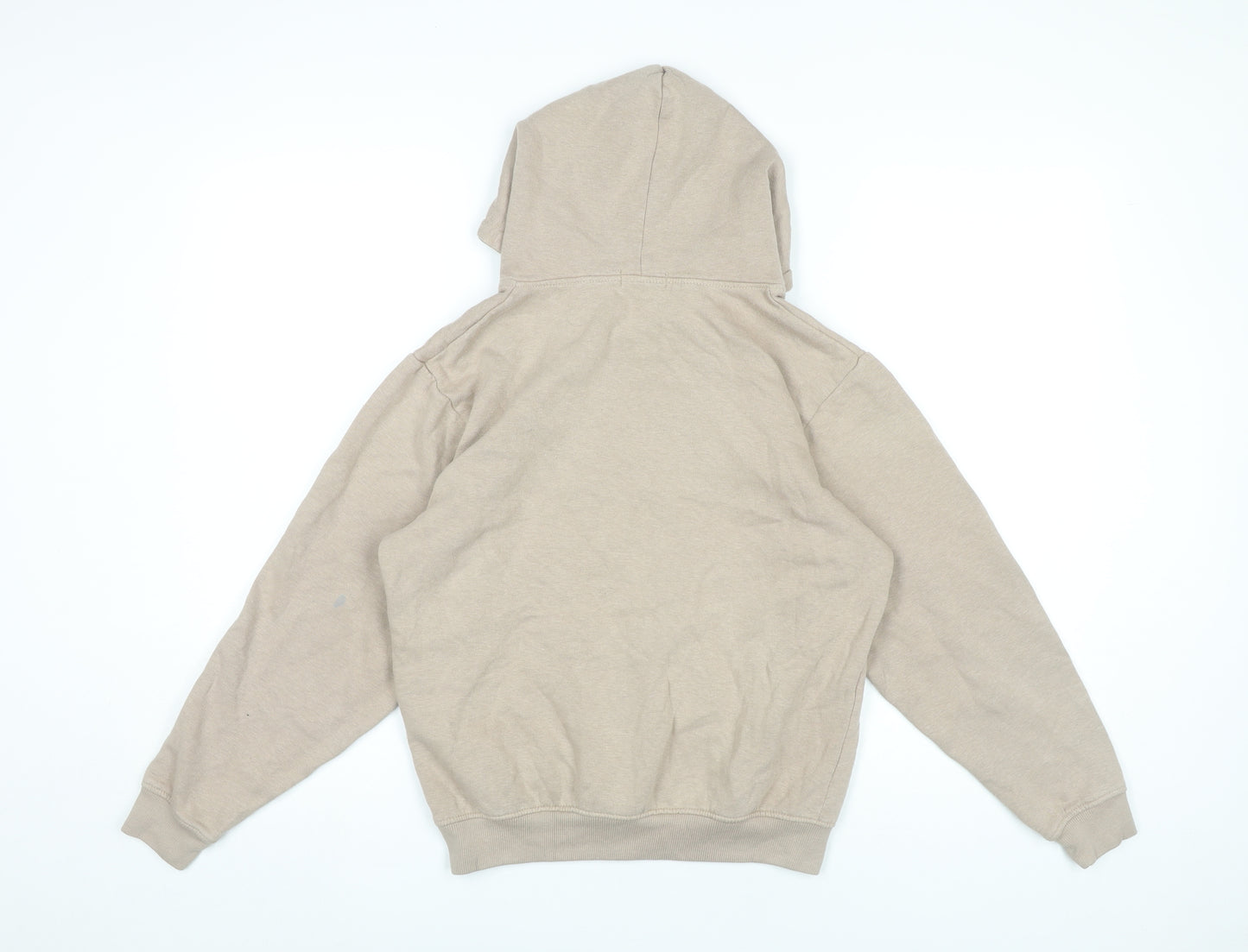 PrettyLittleThing Women’s Beige Pullover Hoodie XS Regular Fit