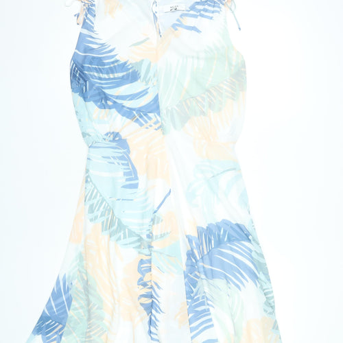 Reiss Women’s Multicoloured Tropical A-Line Dress UK 10