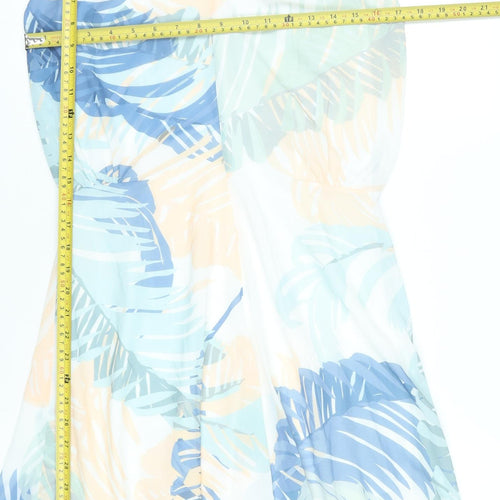 Reiss Women’s Multicoloured Tropical A-Line Dress UK 10