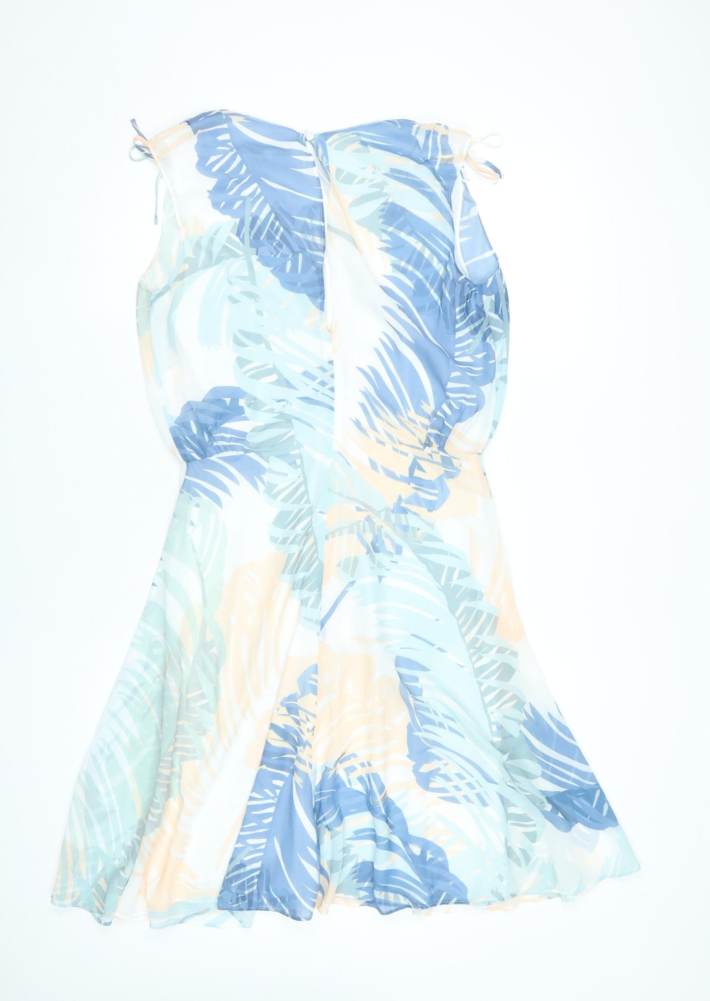 Reiss Women’s Multicoloured Tropical A-Line Dress UK 10