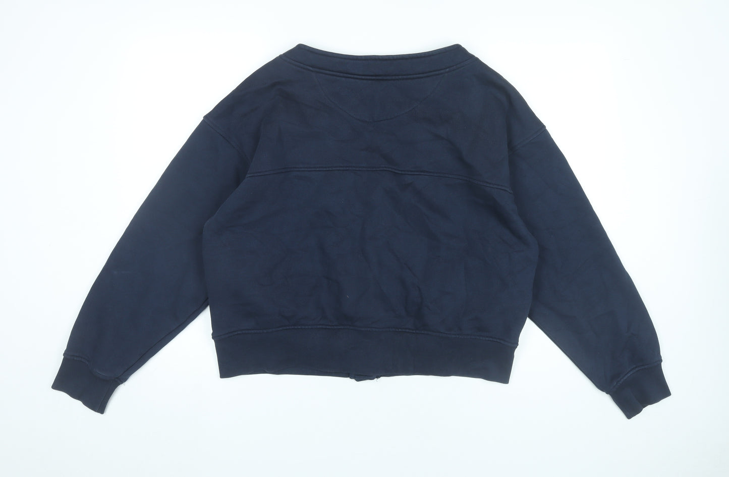 The Couture Club Women’s Blue V-Neck Cardigan Size 10 Cotton Blend