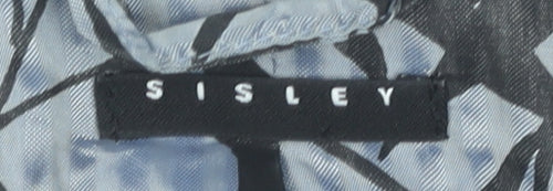 Sisley Women’s Black Size 12 Tailored Blazer Jacket Single-Breasted