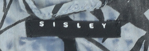 Sisley Women’s Black Size 12 Tailored Blazer Jacket Single-Breasted