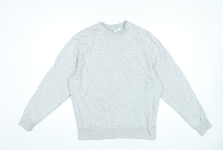 Collusion Women's Grey Pullover Sweatshirt XS Cotton Blend