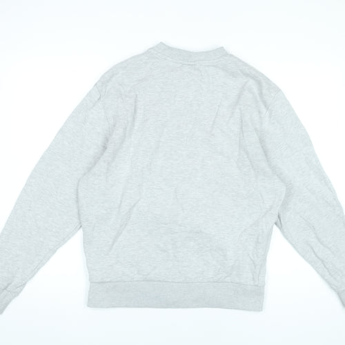 Collusion Women's Grey Pullover Sweatshirt XS Cotton Blend