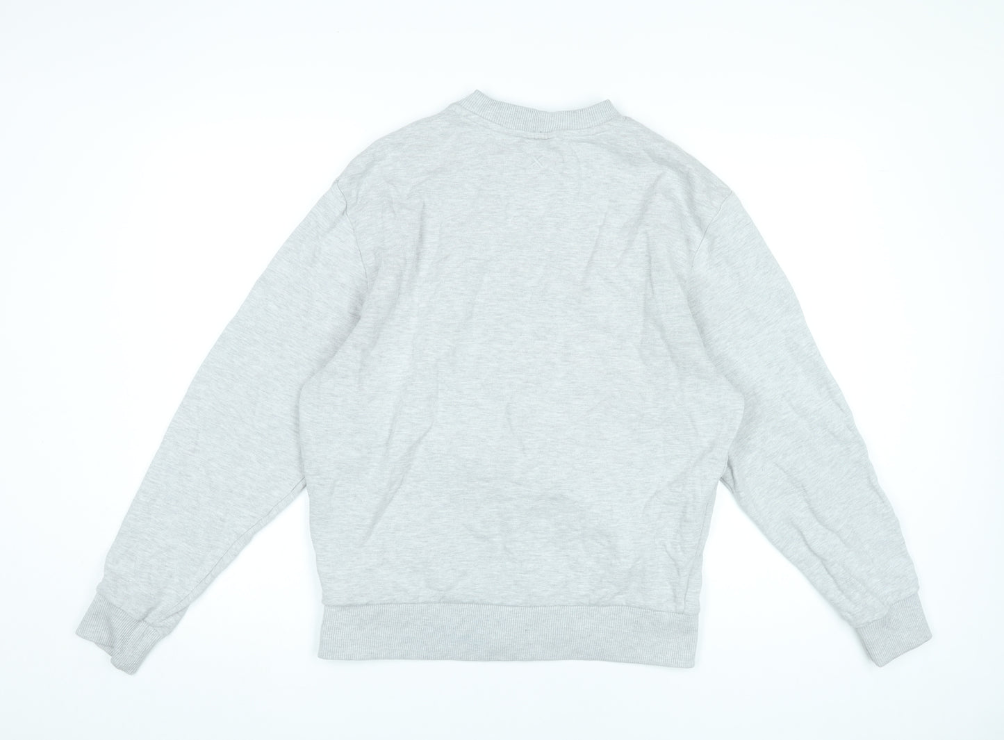 Collusion Women's Grey Pullover Sweatshirt XS Cotton Blend