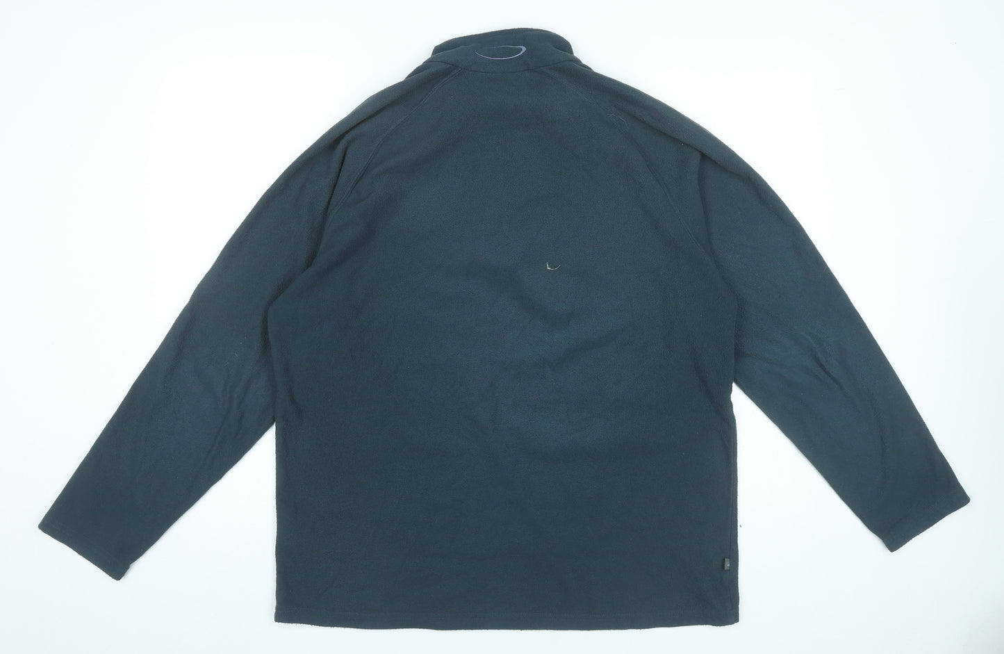 Mountain Life Men’s Blue Fleece Pullover Sweatshirt L Hiking Outdoor