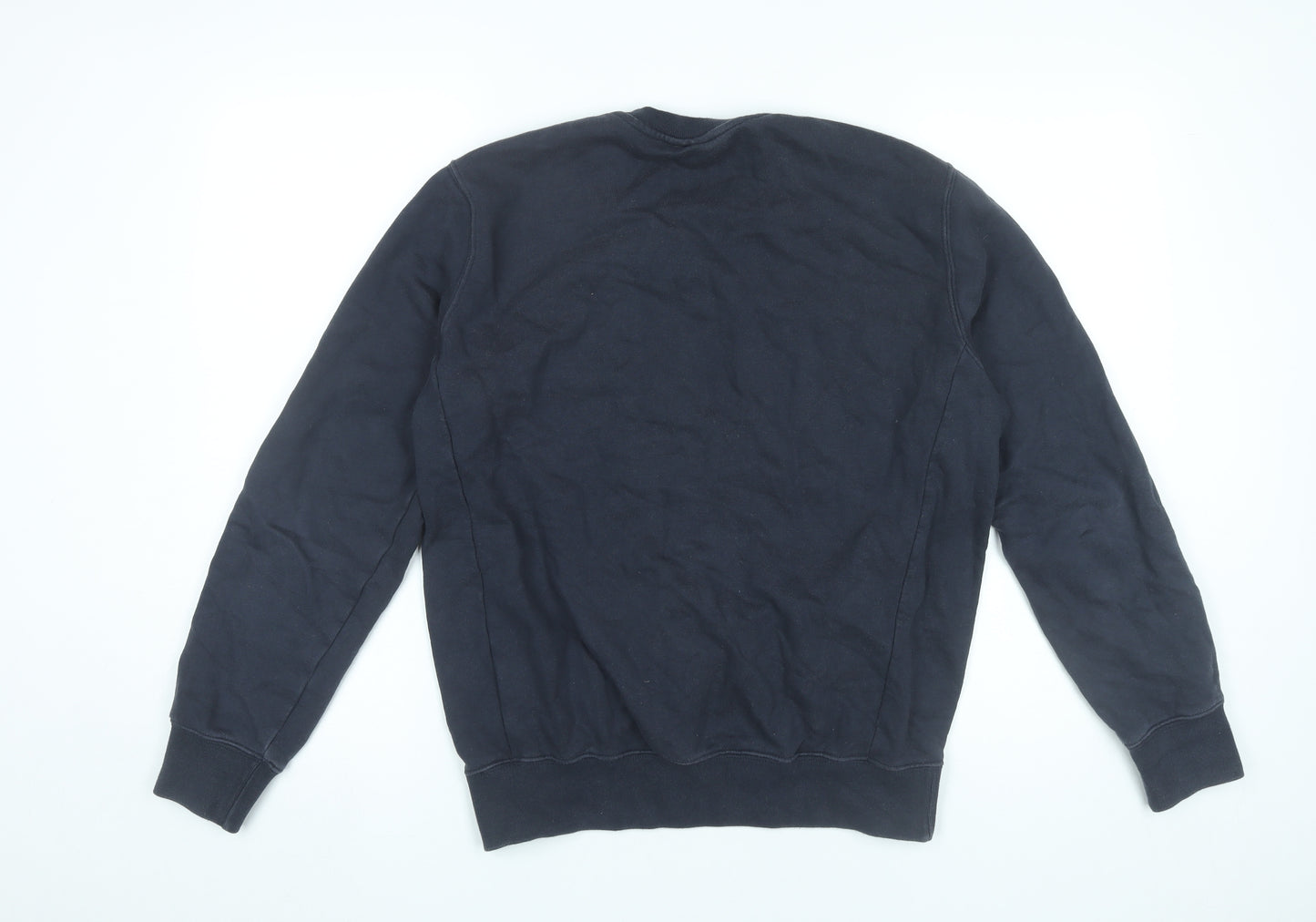 Champion Men’s Black Medium Pullover Sweatshirt Crew Neck Logo