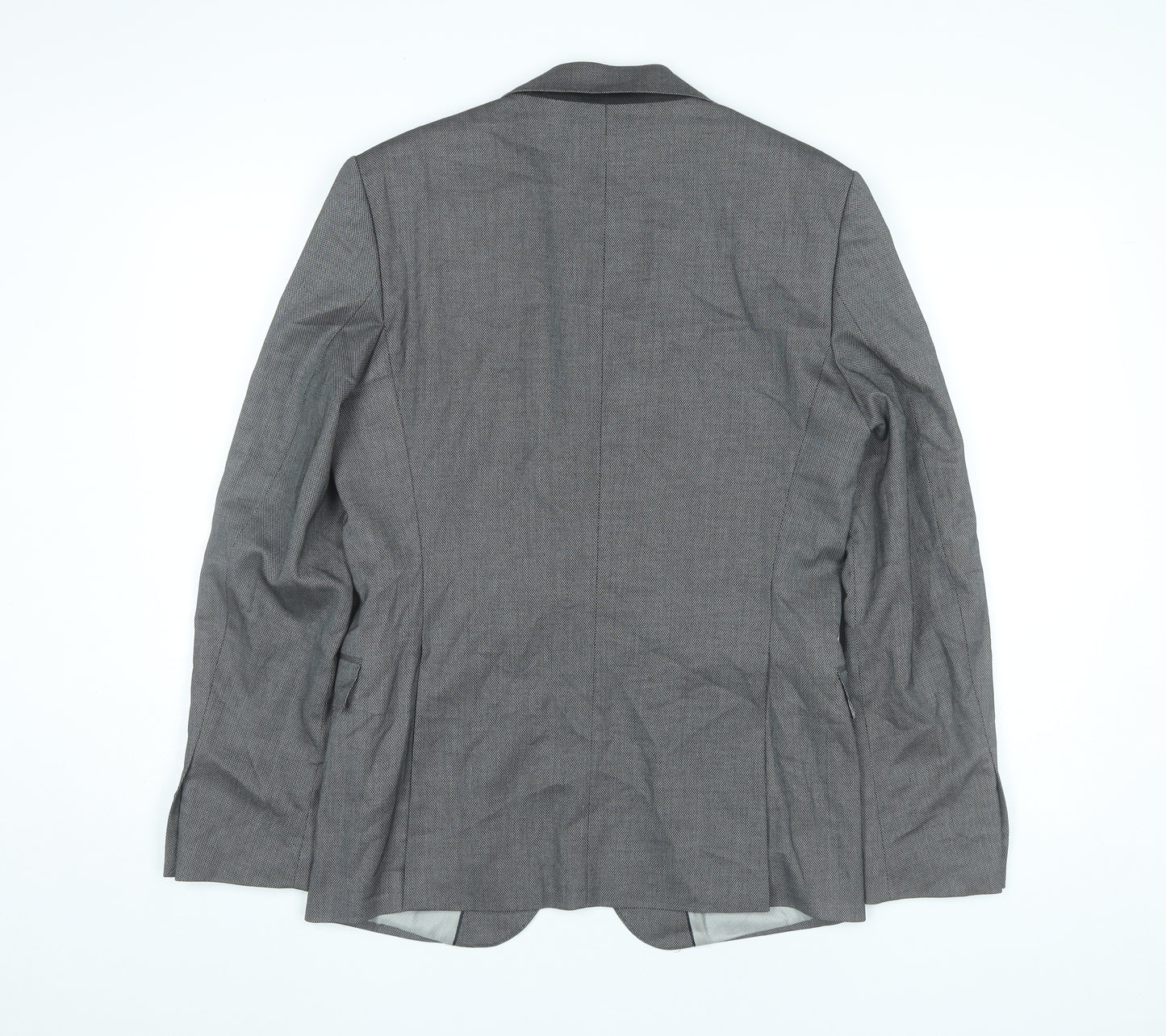 Zara Man Grey Blazer Jacket Men's 38 Regular Fit Smart Casual