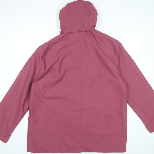Gabriella Vicenza Women's Purple Hooded Rain Jacket Size 16