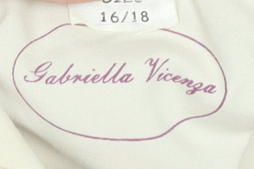 Gabriella Vicenza Women's Purple Hooded Rain Jacket Size 16