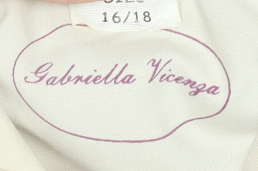 Gabriella Vicenza Women's Purple Hooded Rain Jacket Size 16