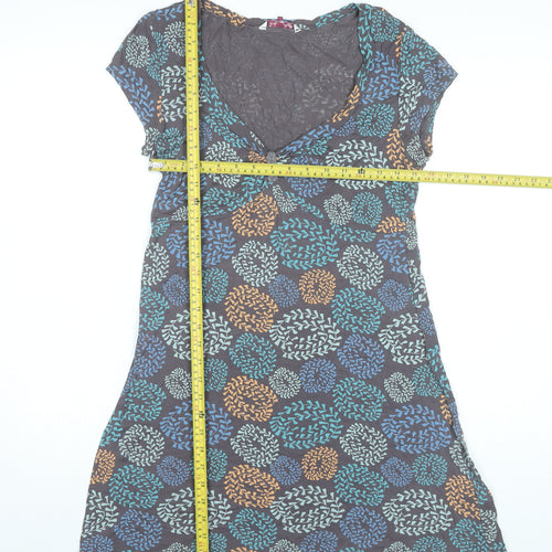 White Stuff Womens Multicoloured Size 12 Shift Dress Viscose Stretch