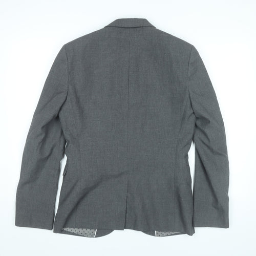 Next Men’s Grey Blazer Jacket 38 Chest Regular Fit Formal