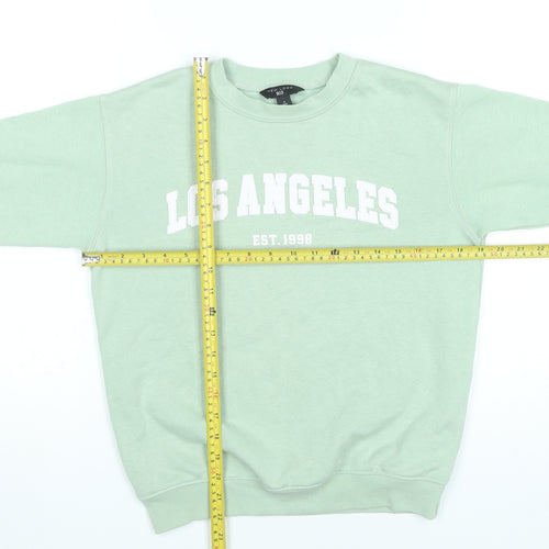 New Look Girls Green Los Angeles Pullover Sweatshirt Age 9 Years
