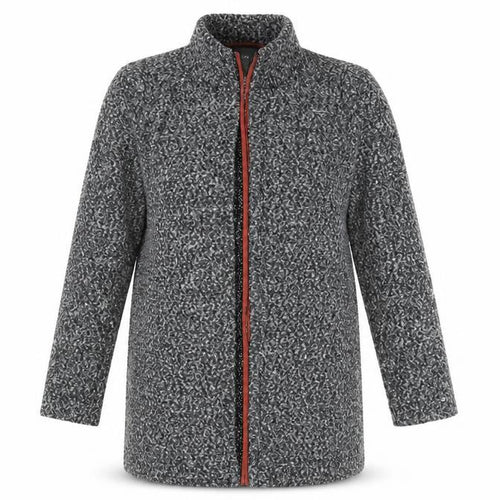 Next Women’s Grey Size 12 Collared Longline Cardigan Knitwear