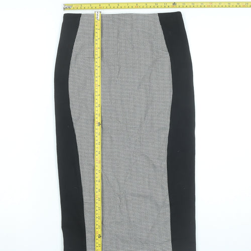 ASOS Women’s Black & White Midi Pencil Skirt UK 8 Business Stretch