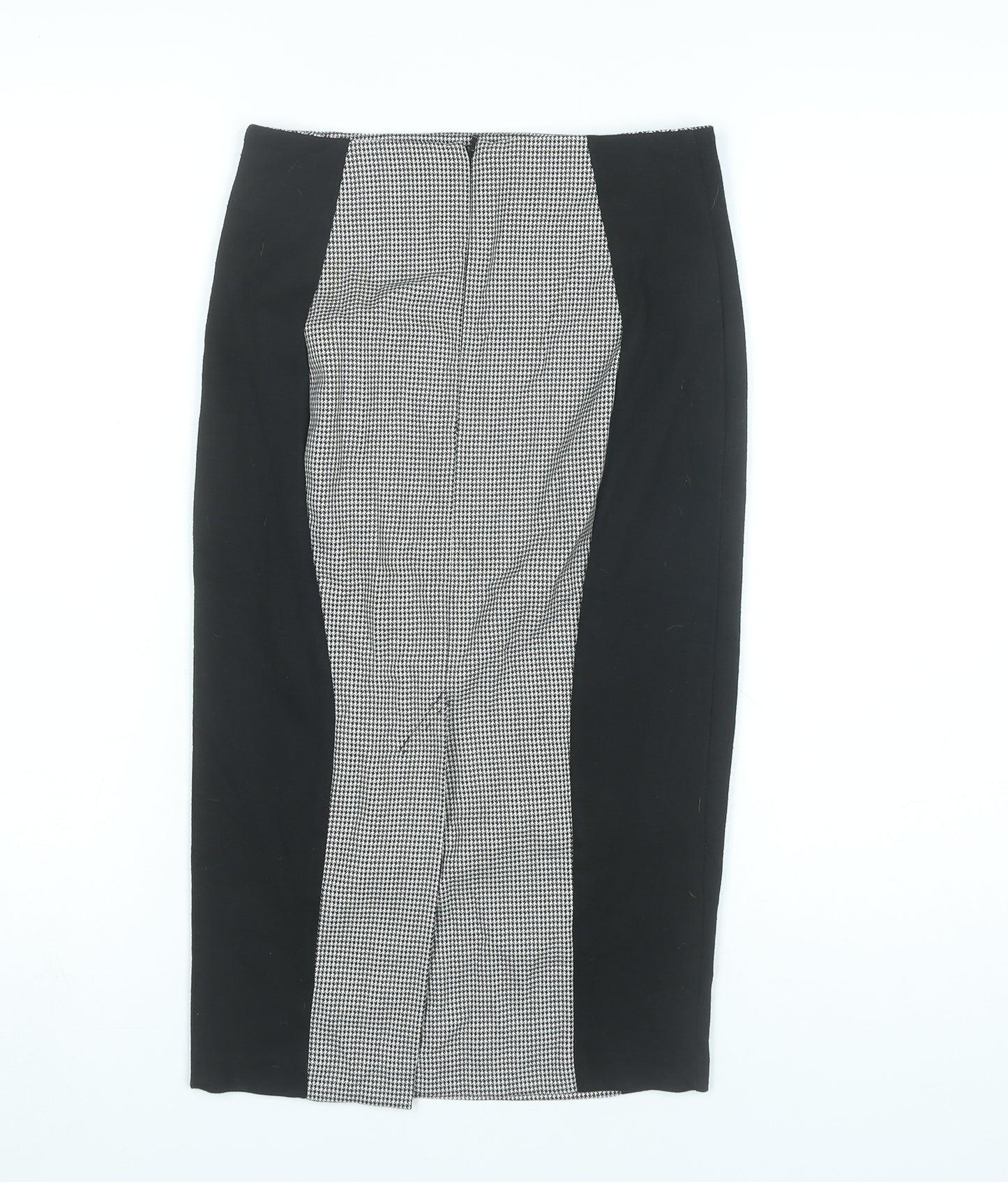 ASOS Women’s Black & White Midi Pencil Skirt UK 8 Business Stretch
