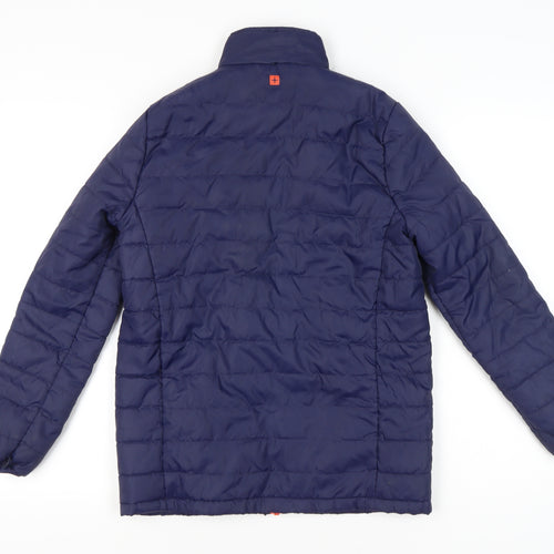 Mountain Warehouse Boys Blue 13 Years Puffer Jacket Lightweight Quilted Zip Coat