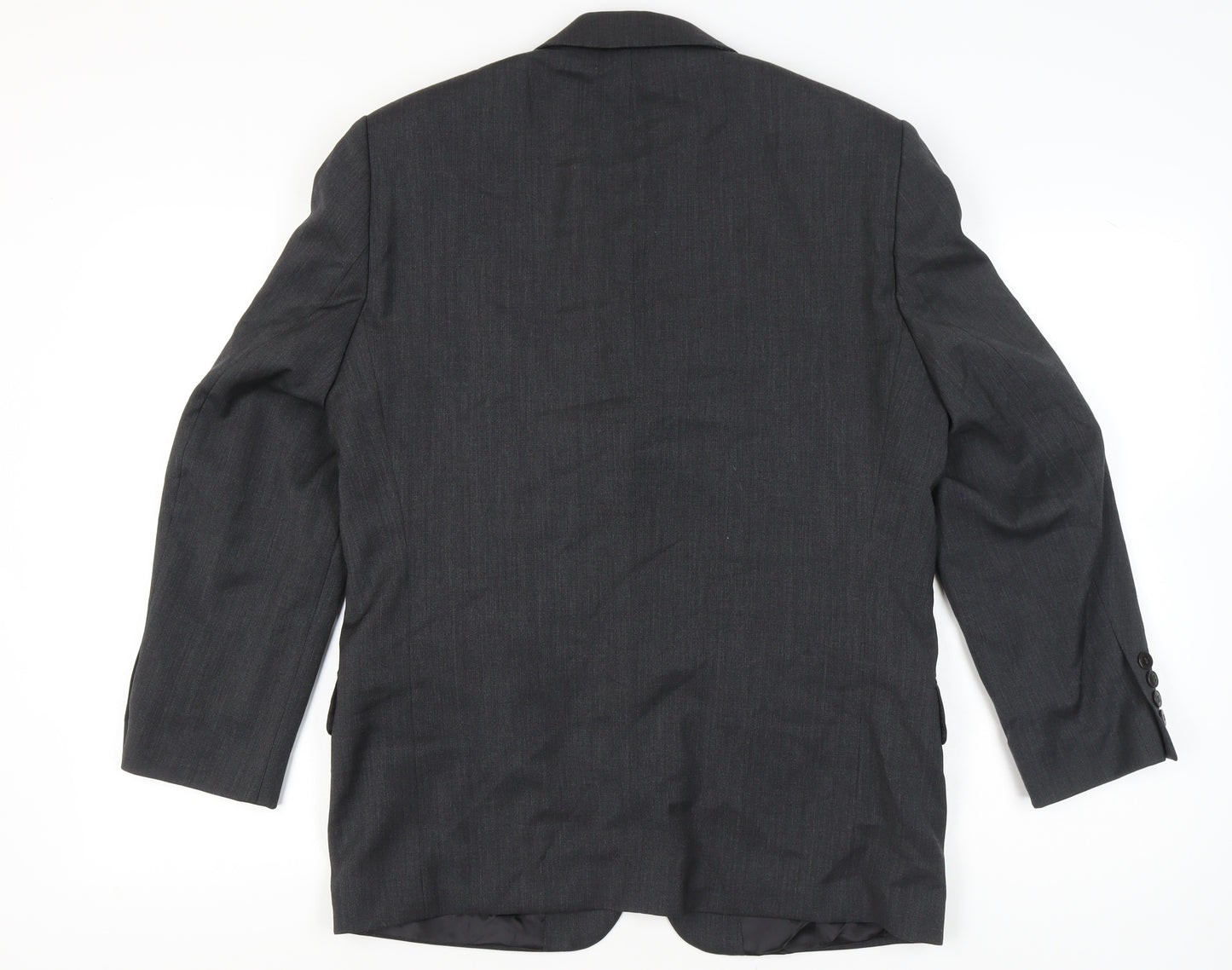 Marlane Mens Grey Wool Suit Jacket 38 Short Classic Fit