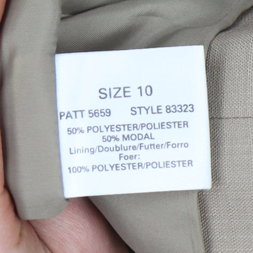 Planet Women’s Beige Size 10 Single-Breasted Suit Jacket
