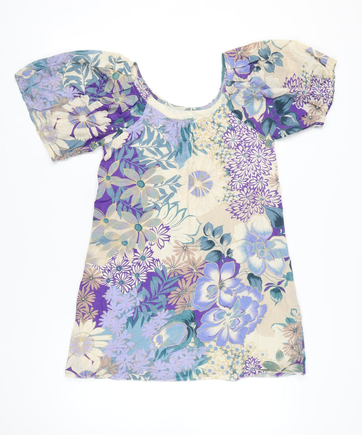 Culture Women’s Multicoloured Floral Cotton Shift Dress Size 8