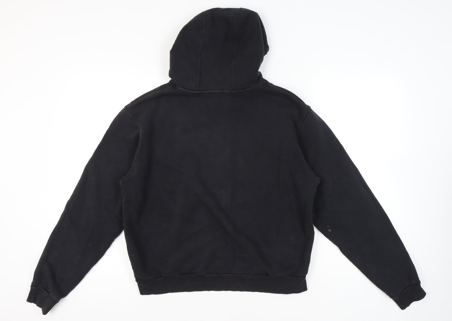Adidas Unisex Black Pullover Hoodie Medium Logo Sportswear