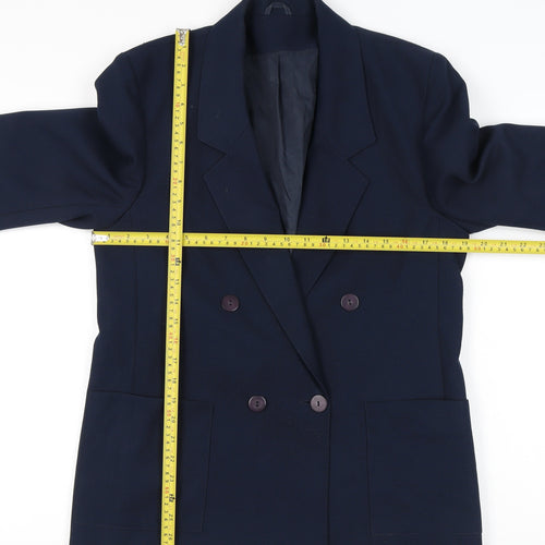 Debenhams Women’s Blue Size 12 Double-Breasted Suit Jacket