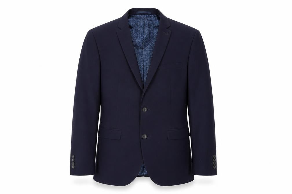 Front view of Next Men’s Blue 42 Chest Suit Jacket XL Regular Fit