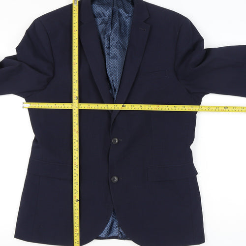 Next Men’s Blue 42 Chest Suit Jacket XL Regular Fit