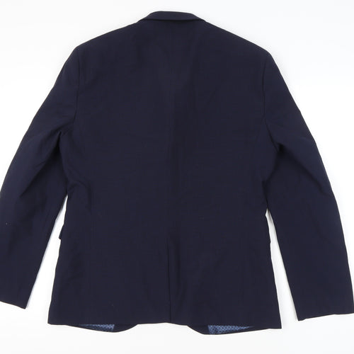 Next Men’s Blue 42 Chest Suit Jacket XL Regular Fit