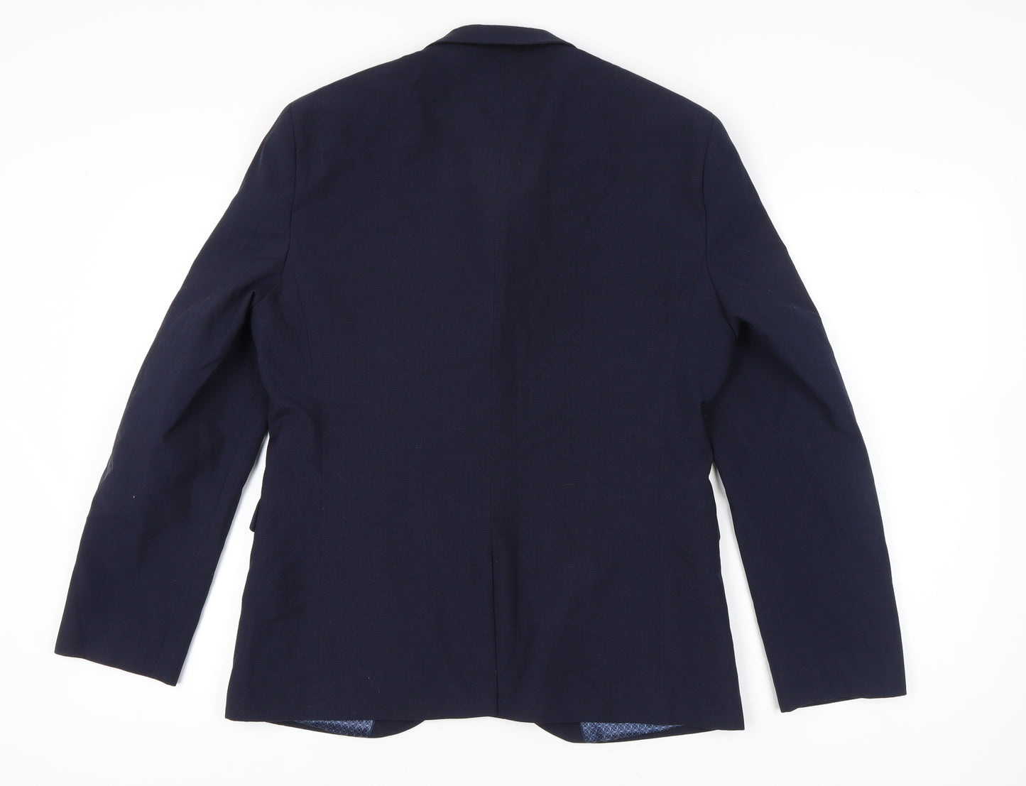Next Men’s Blue 42 Chest Suit Jacket XL Regular Fit