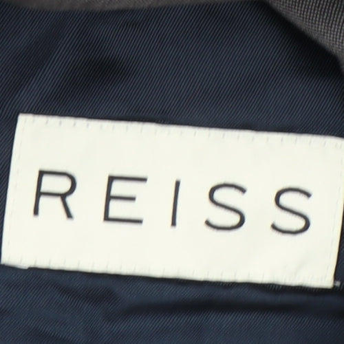Reiss Men's Grey Slim Fit 38 Chest 32 Waist Two Button Blazer