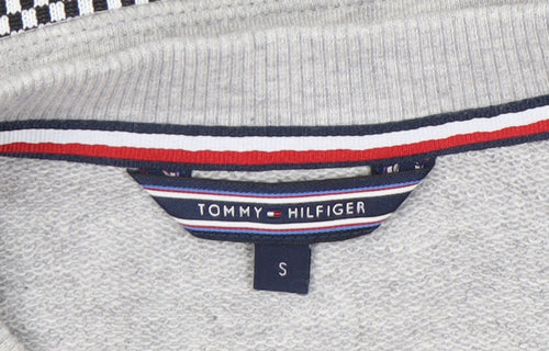 Tommy Hilfiger Women’s Grey Pullover Sweatshirt S Raglan Sleeve