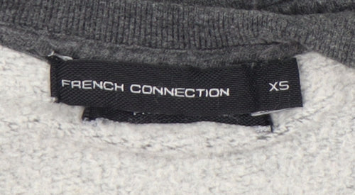 French Connection Mens Grey XS Crew Neck Pullover Sweatshirt