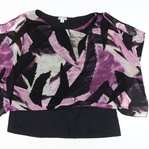 Boyet Fajardo Womens 3XL Multicoloured Tunic Blouse Scoop Neck