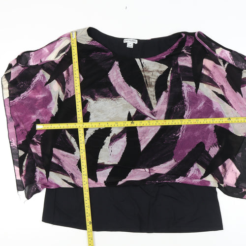 Boyet Fajardo Womens 3XL Multicoloured Tunic Blouse Scoop Neck