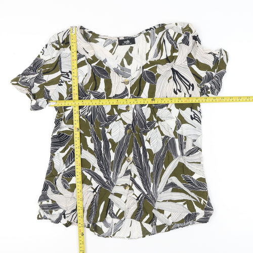Wallis Women’s Multicoloured Floral Viscose Blouse UK 12