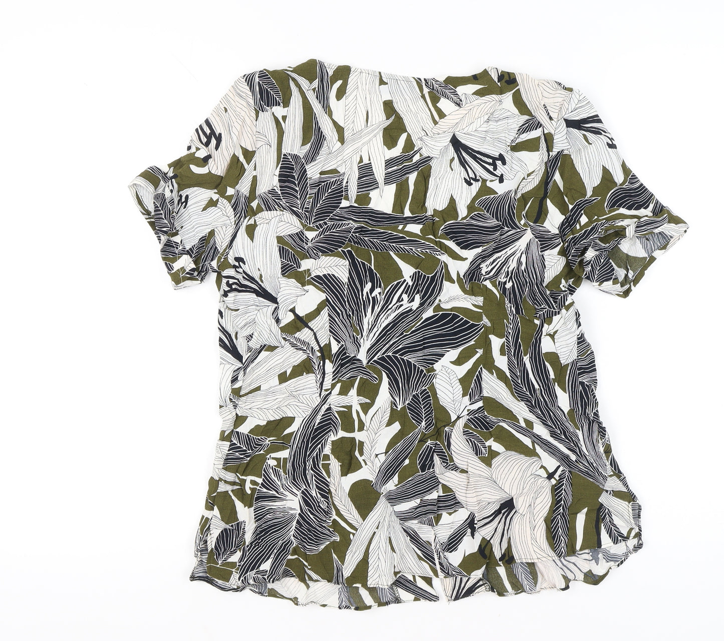 Wallis Women’s Multicoloured Floral Viscose Blouse UK 12