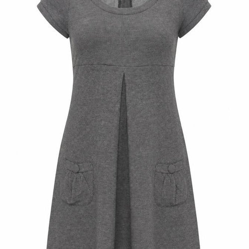 En Focus Studio Women’s Grey A-Line Knee Length Dress Size 8