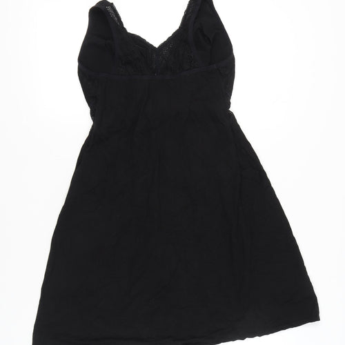 Bravissimo Womens Black Size 12 Chemise Lace Nightwear V-Neck