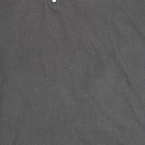 Highpoint Mens Black Fleece Pullover Sweatshirt L 1/4 Zip Thermal