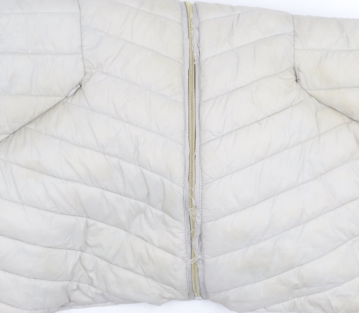 Next Womens Multicoloured Puffer Jacket Size 18 Hooded Quilted Winter Coat