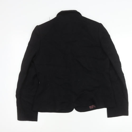 Marks and Spencer Womens Black Blazer Jacket Size 12 Formal Workwear