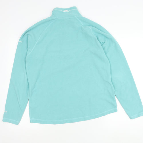 Trespass Women’s Blue Fleece Sweatshirt UK 16 XL 1/2 Zip Polyester